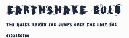 Earthshake Bold預覽圖