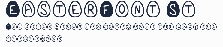 EasterFont St預覽圖