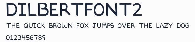 DILBERTFONT2預覽圖