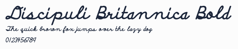 Discipuli Britannica Bold預覽圖