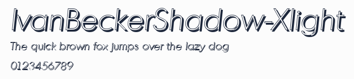 IvanBeckerShadow-Xlight預覽圖