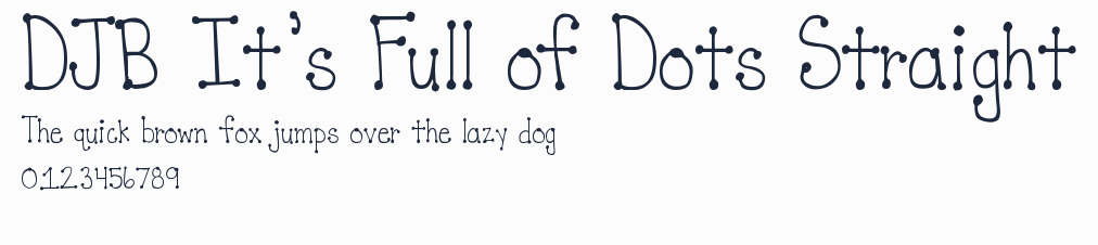 DJB It's Full of Dots Straight預覽圖