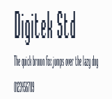 Digitek Std預覽圖