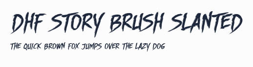 DHF Story Brush Slanted