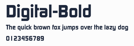 Digital-Bold