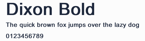 Dixon Bold預覽圖