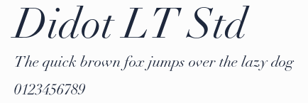 Didot LT Std