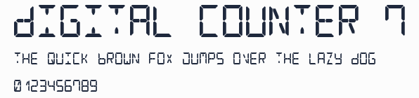 Digital Counter 7