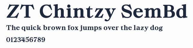 ZT Chintzy SemBd預覽圖