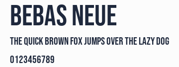 Bebas Neue