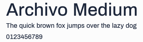 Archivo Medium