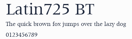Latin725 BT預覽圖