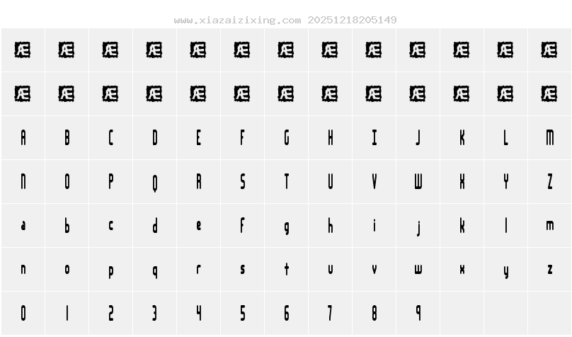 字符映射圖