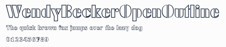 WendyBeckerOpenOutline預覽圖