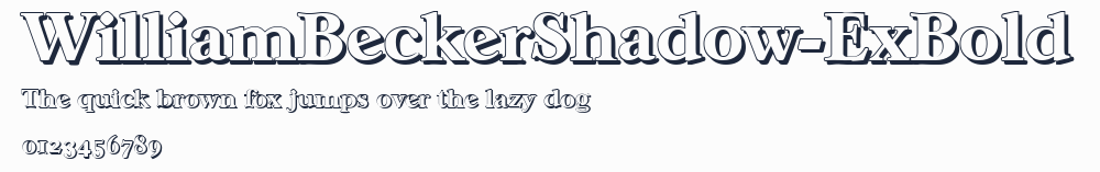 WilliamBeckerShadow-ExBold預覽圖