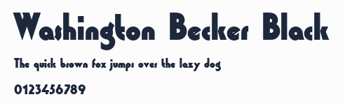 Washington Becker Black預覽圖