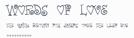 Words of love預覽圖