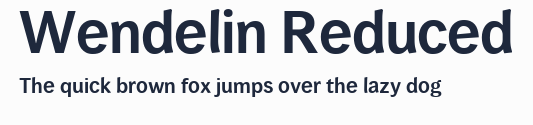Wendelin Reduced預覽圖