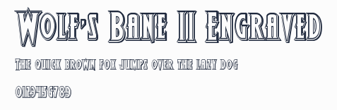 Wolf's Bane II Engraved預覽圖