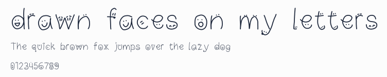 drawn faces on my letters預覽圖