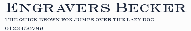 Engravers Becker預覽圖