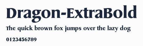Dragon-ExtraBold預覽圖