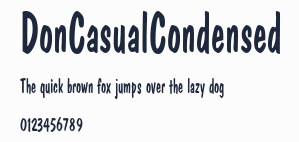 DonCasualCondensed預覽圖