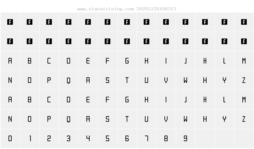 字符映射圖