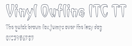 Vinyl Outline ITC TT預覽圖