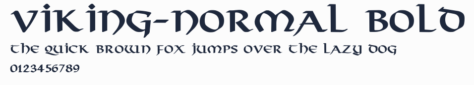Viking-Normal Bold預覽圖