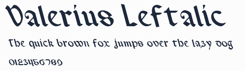 Valerius Leftalic預覽圖