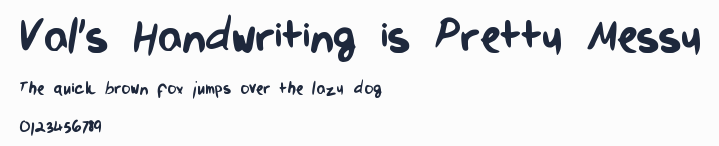 Val's Handwriting is Pretty Messy預覽圖