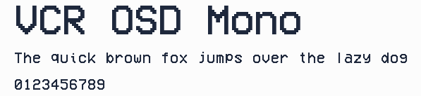 VCR OSD Mono預覽圖