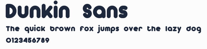 Dunkin Sans預覽圖
