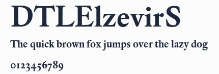 DTLElzevirS預覽圖