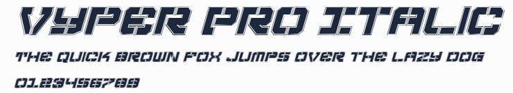 Vyper Pro Italic預覽圖