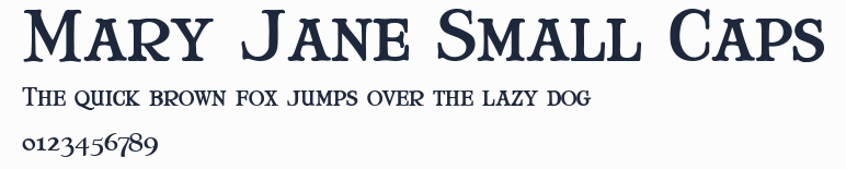 Mary Jane Small Caps預覽圖