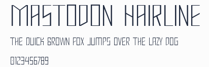 Mastodon Hairline預覽圖