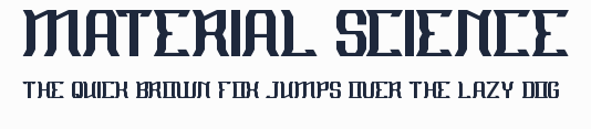 MATERIAL SCIENCE預覽圖