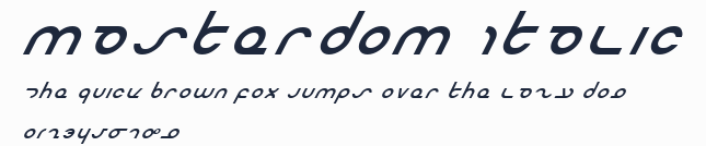 Masterdom Italic預覽圖