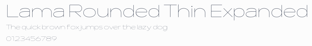 Lama Rounded Thin Expanded預覽圖