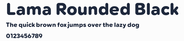 Lama Rounded Black預覽圖