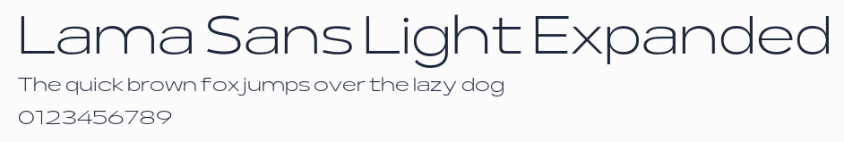 Lama Sans Light Expanded預覽圖