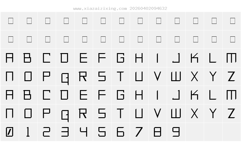 字符映射圖