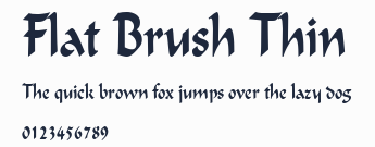 Flat Brush Thin預覽圖