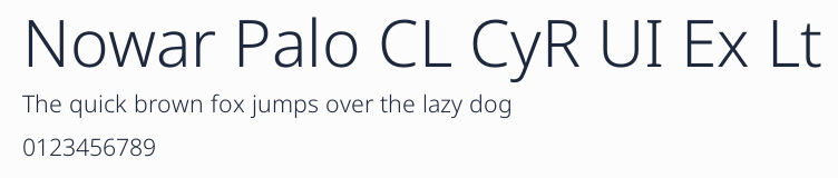 Nowar Palo CL CyR UI Ex Lt