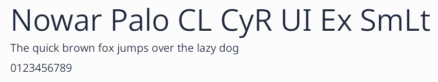 Nowar Palo CL CyR UI Ex SmLt