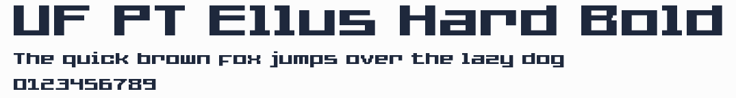 UF PT Ellus Hard Bold預覽圖
