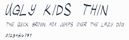 Ugly Kids Thin預覽圖