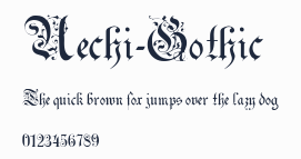 Uechi-Gothic預覽圖